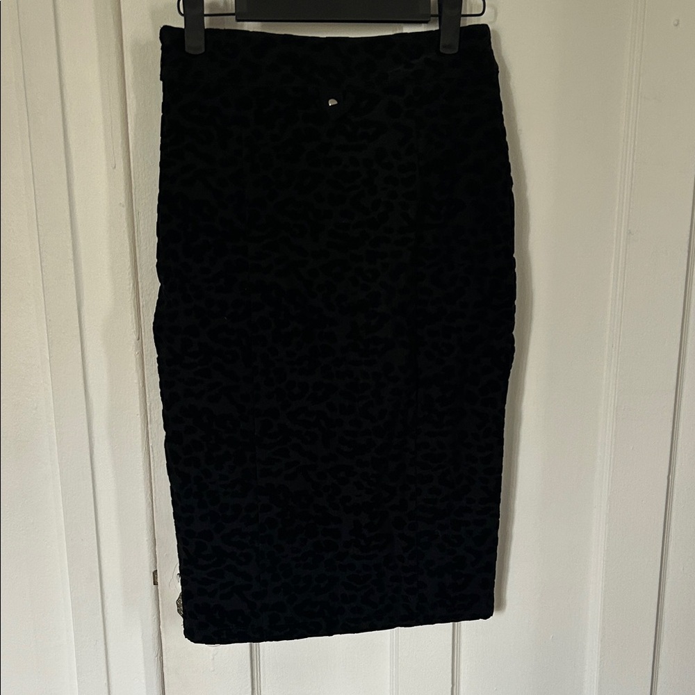Killstar Black léopard Pencil Skirt